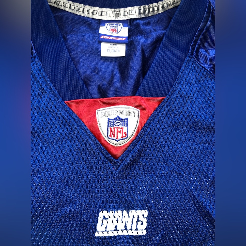 Vintage Reebok New York Giants Tiki Barber #21 NFL On-Field Jersey Men's Size XL - Picture 8 of 11